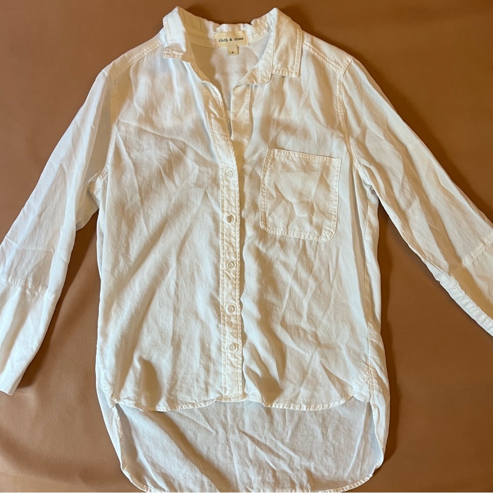 Cloth and Stone White button down small
